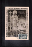 Vatican / Vatikan 1955 Saint Bonifatius Maximum Card - Cartoline Maximum