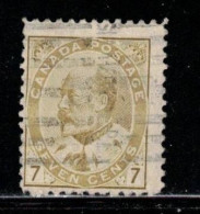 CANADA Scott # 92 Used - KEVII - Hinge Remnant - Unused Stamps