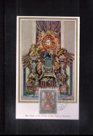 Vatican / Vatikan 1961 The Chair Of St.Peter In The Vatican Basilica Maximum Card - Cartas Máxima