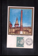 Vatican / Vatikan 1959 Obelisk At Santa Maria Maggiore Rome Maximum Card - Maximumkarten (MC)