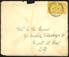 Canada Sc# 35X2 On Cover (b) (Toronto>Toronto) 1895 3.18 Small Queen - Brieven En Documenten