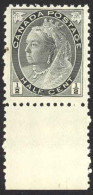 Canada Sc# 74 MNH (b) (stain Center Left) 1898 ½c Black Victoria - Ungebraucht