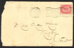 Canada Sc# 77 On Cover (a) 1903 4.1 Queen Victoria Numeral - Cartas & Documentos