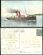 Canada Sc# 89 Used Post Card Margaretsville>East Northfield 1907 07.04 SS Boston - Lettres & Documents