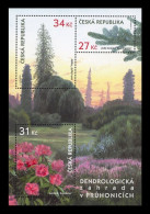 Czech Republic 2023 Mih. 1198/200 (Bl.99) Flora. Dendrological Garden Pruhonice MNH ** - Unused Stamps