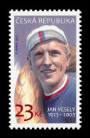 Czech Republic 2023 Mih. 1220 Cyclist Jan Vesely MNH ** - Unused Stamps