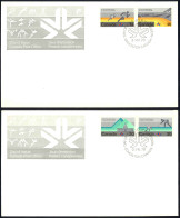 Canada Sc# 761-762 FDC Set/2 (pairs) 1978 08.03 Commonwealth Games - 1971-1980