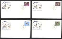 Canada Sc# 1095-1098 FDC Set/4 (singles) 1986 05.22 Birds - 1981-1990