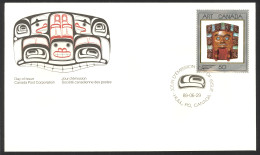 Canada Sc# 1241 FDC Single 1989 06.29 Art Masterpieces - 2 - 1981-1990