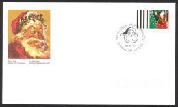 Canada Sc# 1342 FDC Single 1991 10.23 Christmas - 1991-2000