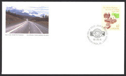 Canada Sc# 1413 FDC Single (a) 1992 05.15 Alaska Highway - 1991-2000