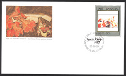 Canada Sc# 1419 FDC Single 1992 06.29 Art Masterpieces - 5 - 1991-2000