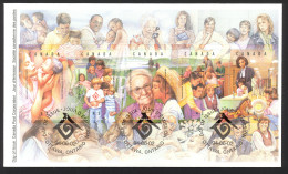 Canada Sc# 1523 FDC Pane/5 1994 06.02 UN Year Of Family - 1991-2000