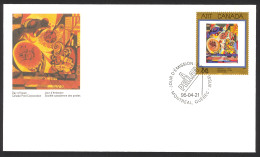 Canada Sc# 1545 FDC Single 1995 04.21 Art Masterpieces - 8 - 1991-2000