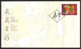 Canada Sc# 1708 FDC Single 1998 01.08 Year Of The Tiger - 1991-2000