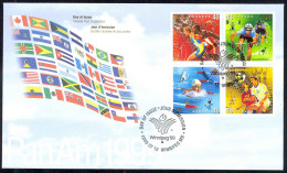 Canada Sc# 1801-1804 FDC Combination (a) 1999 7.12 Pan American Games - 1991-2000