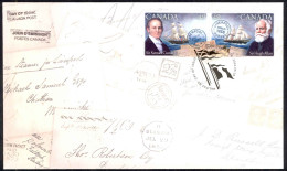 Canada Sc# 2041-2042 FDC (a) 2004 5.28 Sirs Samuel Cunard & Hugh Allan - 2001-2010