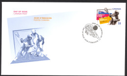 Canada Sc# 2161 FDC Single 2006 07.06 World Lacrosse Championships - 2001-2010