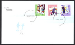 Canada Sc# 2184-2186 FDC Combination 2006 11.01 Christmas - 2001-2010