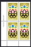 Canada Sc# B3 MNH PB LL 1974 15+5c Olympic Symbols - Ongebruikt