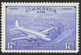 Canada Sc# CE3 MH 1946 17c Air Mail Special Delivery - Entrega Especial/Entrega Inmediata