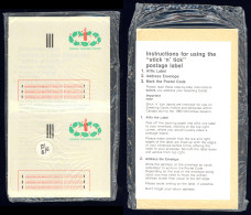 Canada Sc# 1-ST MNH Pack/12 (SEALED) 1983 Stick 'n Tic Experimental Label - Frankeervignetten (ATM) - Stic'n'Tic