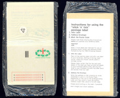 Canada Sc# 1-ST MNH Pack/25 (SEALED) 1983 Stick 'n Tic Experimental Label - Vignette Di Affrancatura (ATM) – Stic'n'Tic