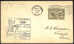 Canada Sc# C1 First Flight (b) (Fort McMurray>Fort Chipewyan) 1929 11.26  - First Flight Covers