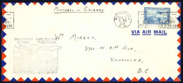 Canada Sc# C6 First Flight (Montreal>Calgary) 1939 3.1 Trans Canada Air Mail - Premiers Vols