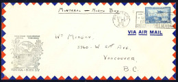 Canada Sc# C6 First Flight (Montreal>North Bay) 1939 3.1 Trans Canada Air Mail - Primeros Vuelos