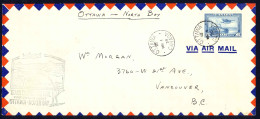 Canada Sc# C6 First Flight (Ottawa>North Bay) 1939 3.1 Trans Canada Air Mail - Erst- U. Sonderflugbriefe