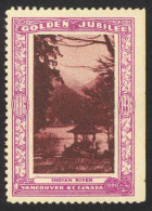 Canada Cinderella Cc0250.30 Mint 1936 Vancouver Golden Jubilee Indian River - Vignettes Locales Et Privées