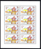 Czechoslovakia Sc# 3170 MNH Pane/8 2002 Europa - Unused Stamps