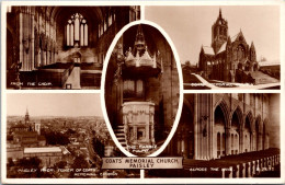 Scotland Paisley Coats Memorial Church Multi View 1959 Real Photo - Renfrewshire