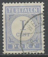 Pays Bas - Netherlands - Niederlande Taxe 1912-22 Y&T N°T45 - Michel N°P45 (o) - 1c Chiffre - Strafportzegels