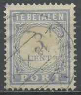 Pays Bas - Netherlands - Niederlande Taxe 1912-22 Y&T N°T47 - Michel N°P47 (o) - 3c Chiffre - Postage Due