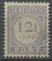 Pays Bas - Netherlands - Niederlande Taxe 1912-22 Y&T N°T56 - Michel N°P53 (o) - 12,5c Chiffre - Postage Due