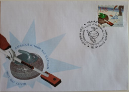 2006..KAZAKHSTAN...FDC WITH  STAMP...NEW..Winter Olympic Games - Turin, Italy..RARE!!! - Hiver 2006: Torino