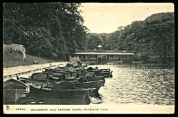 A64  ROYAUME-UNI CPA  LEEDS - BOATHOUSE AND LANDING STAGE , ROUNDLAY PARK - Colecciones Y Lotes