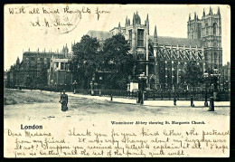 A64  ROYAUME-UNI CPA  LONDON - WESTMINSTER ABBEY SHOWING ST. MARGARETS CHURCH - Verzamelingen & Kavels