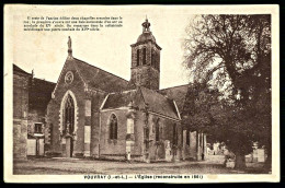 A64  FRANCE CPA  VOUVRAY - L' EGLISE RECONSTRUITE EN 1861 - Verzamelingen & Kavels