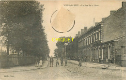 59 Vieux-Condé, Rue De La Gare, Visuel Peu Courant, éd Girard - Vieux Conde