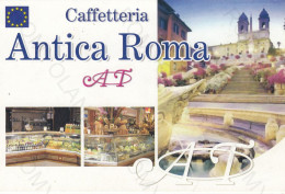 CARTOLINA  ROMA,LAZIO-CAFFETTERIA ANTICA ROME VIA DI PROPAGANDA 26/B-STORIA,MEMORIA,CULTURA,BELLA ITALIA,NON VIAGGIATA - Bar, Alberghi & Ristoranti