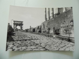 Cartolina  "ROMA  - Arco Di Tito E Via Sacra" - Panoramische Zichten, Meerdere Zichten