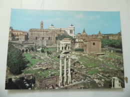 Cartolina  "ROMA  - Panorama Dal Foro Romano" - Panoramische Zichten, Meerdere Zichten