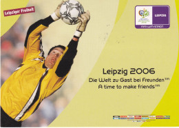 Germany 2006 Card; Football Fussball Soccer Calcio; FIFA World Cup 2006; Dino Zoff ?; Leipzig WM Stadt; WM Draw - 1954 – Svizzera