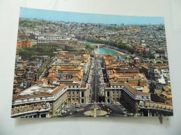 Cartolina  "ROMA  Panorama Dalla Cupola Di S. Pietro" - Multi-vues, Vues Panoramiques