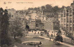 BELGIQUE - Liège - Square Notger Et Rue Pierreuse - Animé - Carte Postale Ancienne - Liege