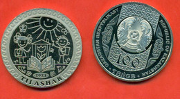 Kazakhstan 2021.Coin 100 Tenges From CuNi Tilashar.Coin From The Series National Rites And Traditions. - Kazakhstan