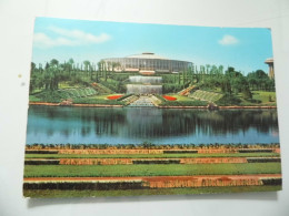 Cartolina Viaggiata "ROMA EUR Lago E Palazzo Dello Sport" 1964 - Stadiums & Sporting Infrastructures